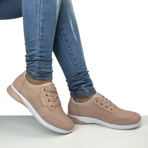 Tênis Feminino Casual Cravo e Canela