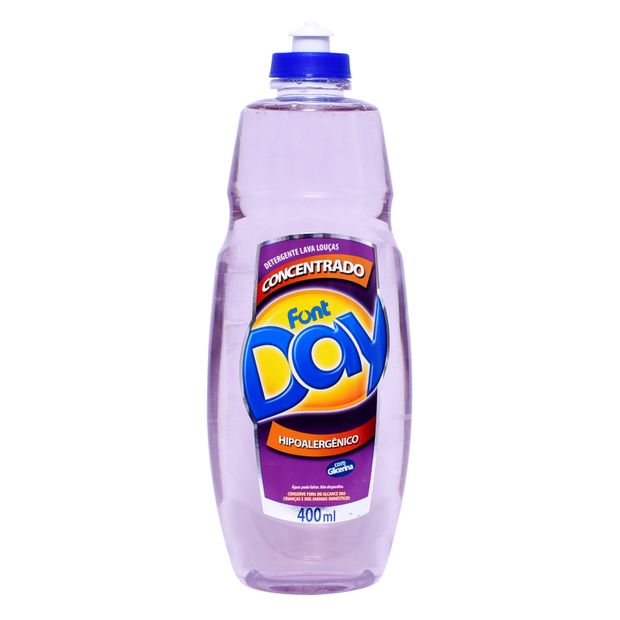 Detergente Líquido Concentrado FontDay Hipoalergênico 400ml