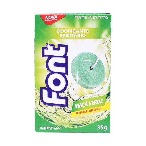 Desodorizante Sanitário Font Maça Verde 35g
