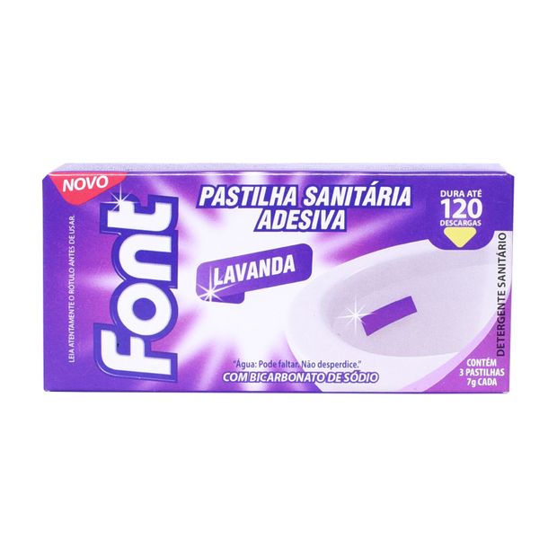 Pastilha Sanitária Adesiva Font Lavanda