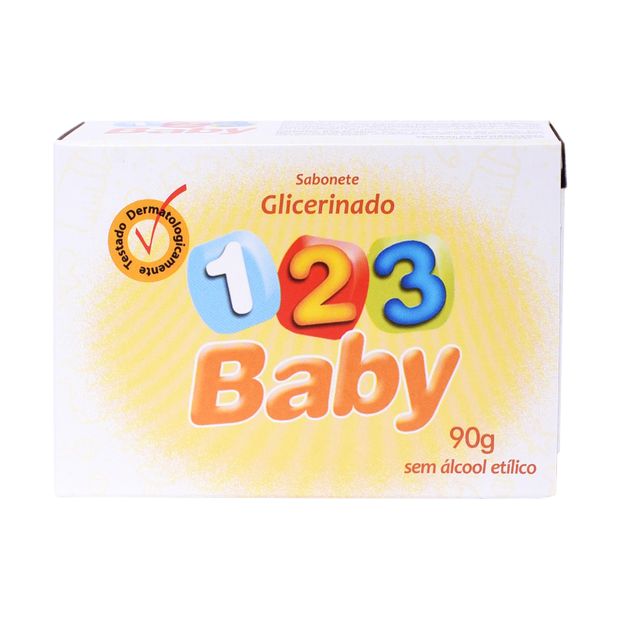 Sabonete 123 Baby Glicerinado 90g
