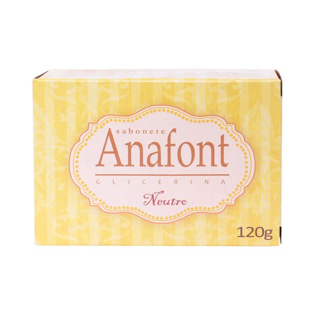 Sabonete Anafont Glicerina Neutro 120g