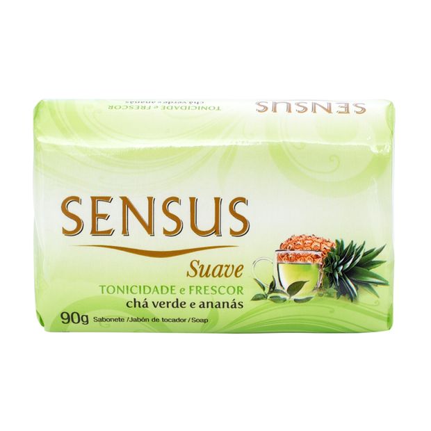 Sabonete Sensus Suave Chá Verde e Ananás 90g
