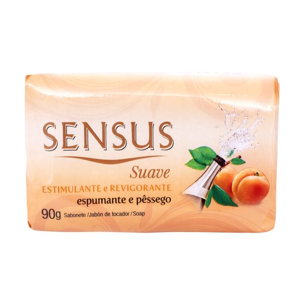 Sabonete Sensus Suave Espumante e Pêssego 90g