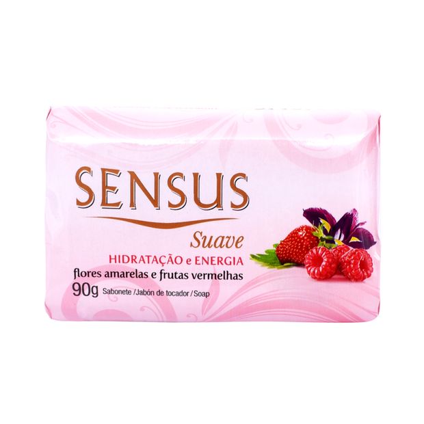 Sabonete Sensus Suave Flores Amarelas e Frutas Vermelhas 90g