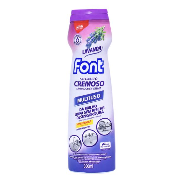 Saponáceo Cremoso Font Lavanda 300ml.(Cód.315928).