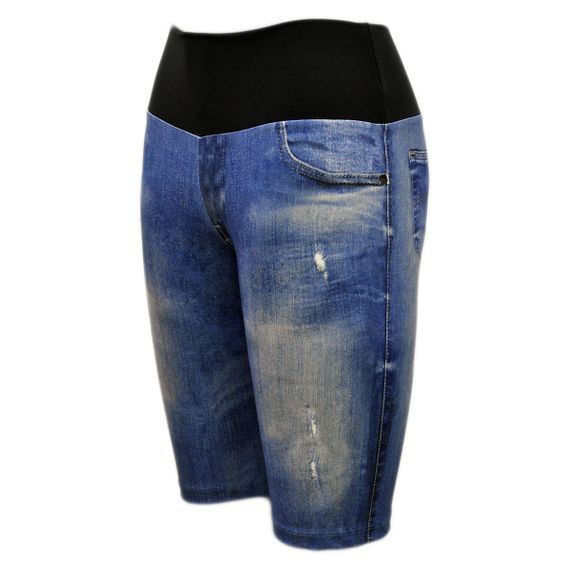 Bermuda Live Ciclista Jeans Athletic Plus