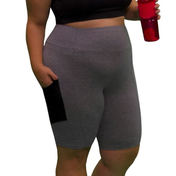 Bermuda Plus Size Way Pocket