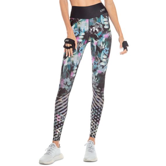 Calça Fuso Live Neo Floral Blur
