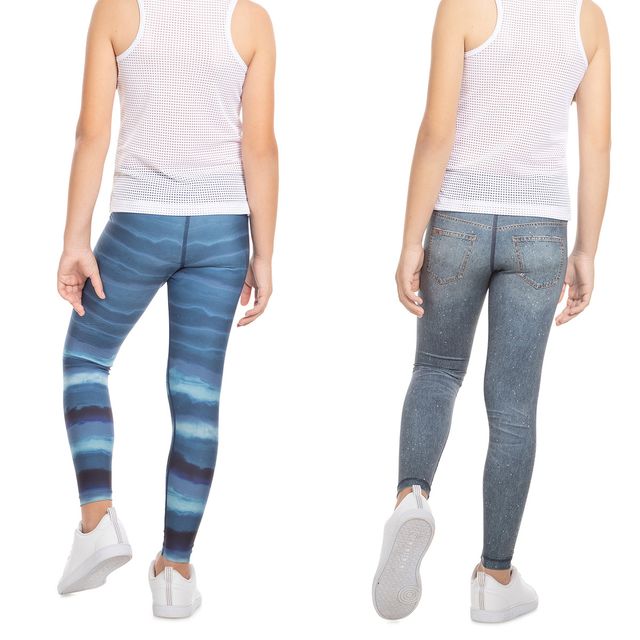 calça legging infantil jeans