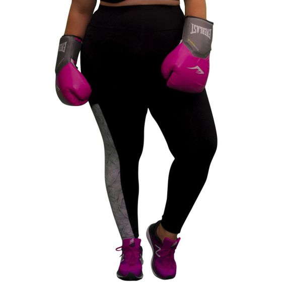 Calça Legging Plus Size Way Floral