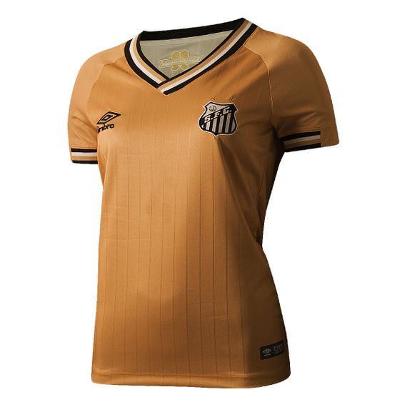 Camisa Umbro Santos Of 3 2018 Feminina