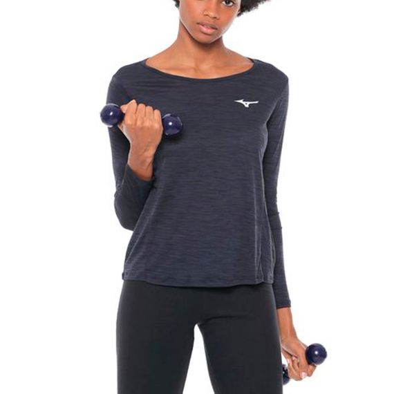Camiseta Mizuno Manga Longa Sheer
