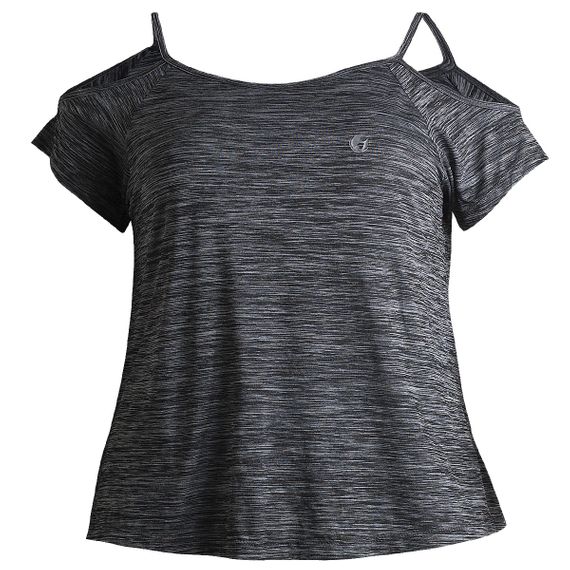 Camiseta Plus Size Way Shoulder