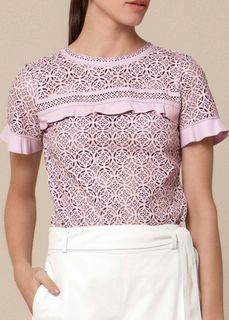 Blusa em Laser Geométrico - Liziane Richter Couros