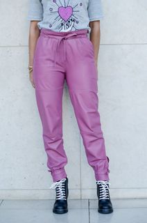 Calça Bomber com Amarração - Liziane Richter Couros