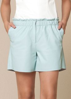 Short com Cós Plissado - Liziane Richter Couros