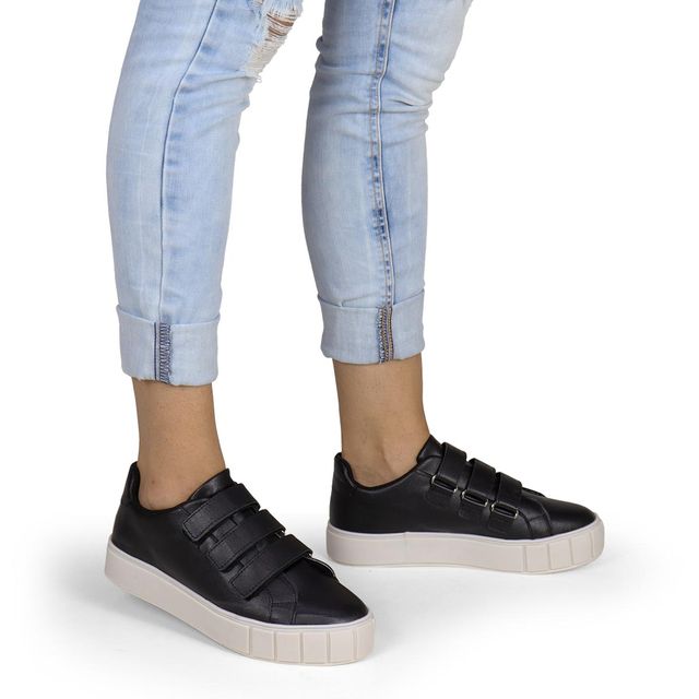 Tênis Casual Feminino Três Velcros Tabita | Melania Benett