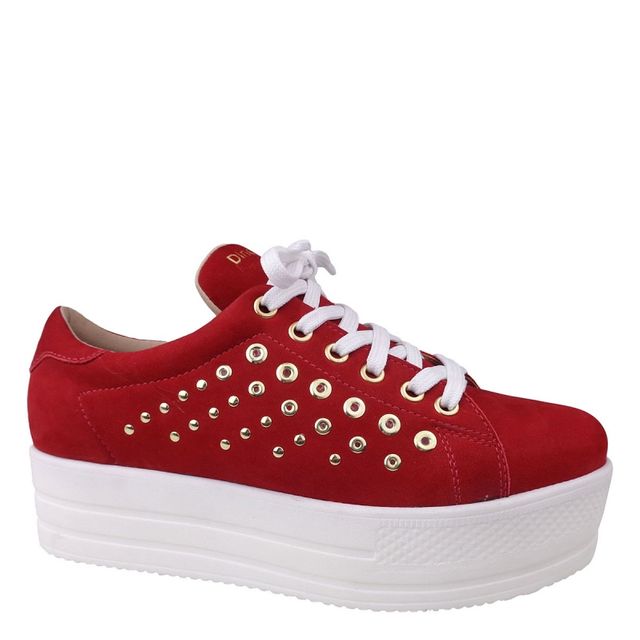 Tênis Dina Mirtz Sola Alta Rebites | Melania Benett