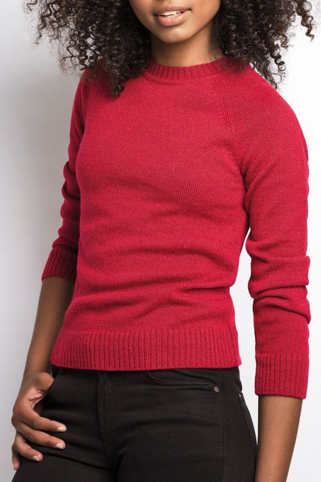 Blusão Feminino Alpaca Gola Redonda (Ms013)