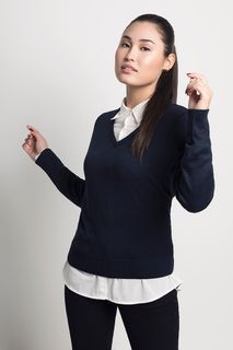 Suéter Feminino Acrílico Gola V (Ms027)