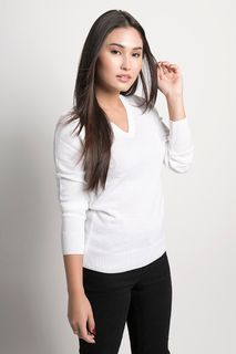 Suéter Feminino Acrílico Gola V (Ms027)