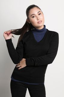 Suéter Feminino Acrílico Gola V (Ms027)