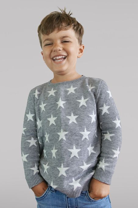 Suéter Infantil Estrelas (Ms038)