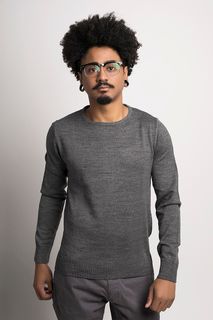 Suéter Masculino Acrílico Gola Redonda (Ms026)