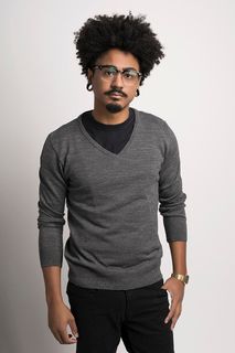 Suéter Masculino Acrílico Gola V (Ms025)
