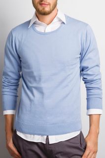 Suéter Masculino Algodão Peruano Gola Redonda (Ms001)