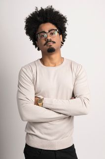 Suéter Masculino Algodão Peruano Gola Redonda (Ms001)