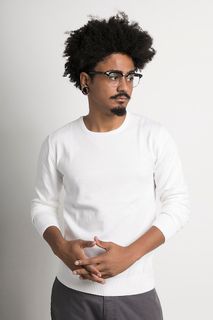 Suéter Masculino Algodão Peruano Gola Redonda (Ms001)