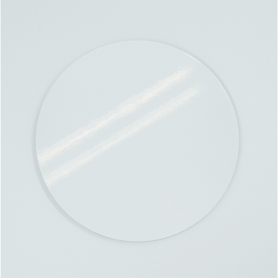 Azulejo Cerâmica Redondo Branco - 18 cm diâmetro