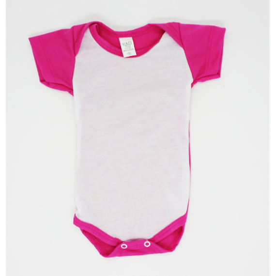 Body Raglan para Sublimação - ROSA