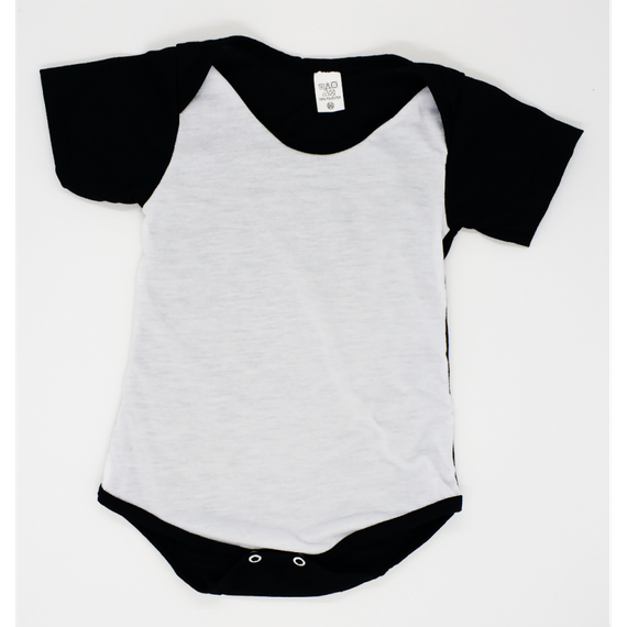 Body Raglan para Sublimação - PRETO