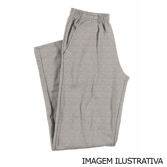 Calça moletom CINZA MESCLA