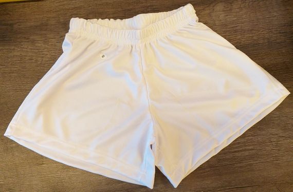 Calção futebol / uniforme infantil branco para sublimar