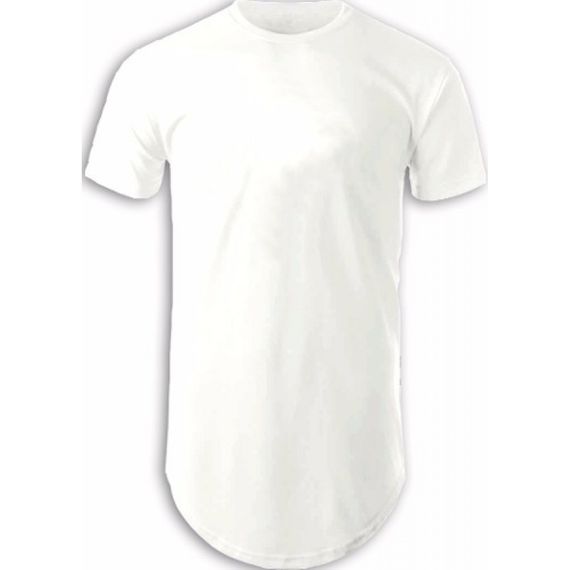 CAMISETA LONGLINE swag branca masculina