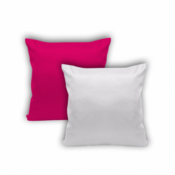 Almofada Rosa - 30 cm x 30 cm (Capa + Enchimento)