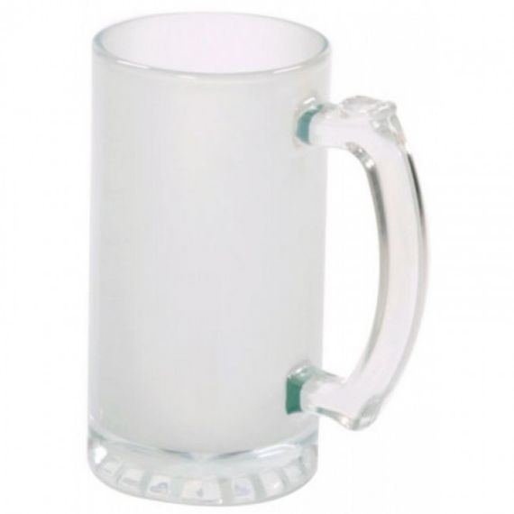 Copo de Chopp de Vidro Jateado, 475mls
