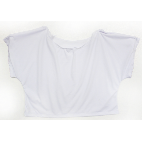 Cropped Morcego Branco para Sublimação