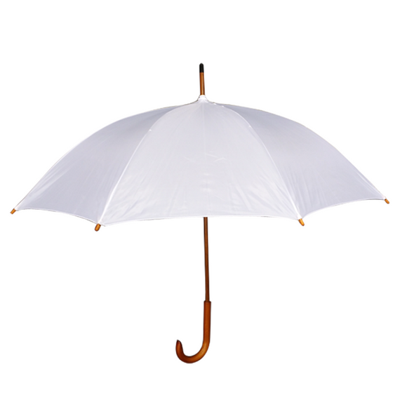 Guarda-chuva longo automático cabo curvo