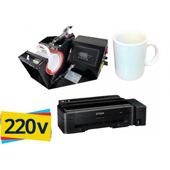 Kit 220V para Personalização de Canecas