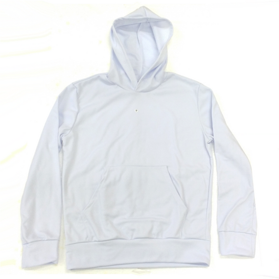 Moletom Canguru Sublimável - branco 100% sublimável