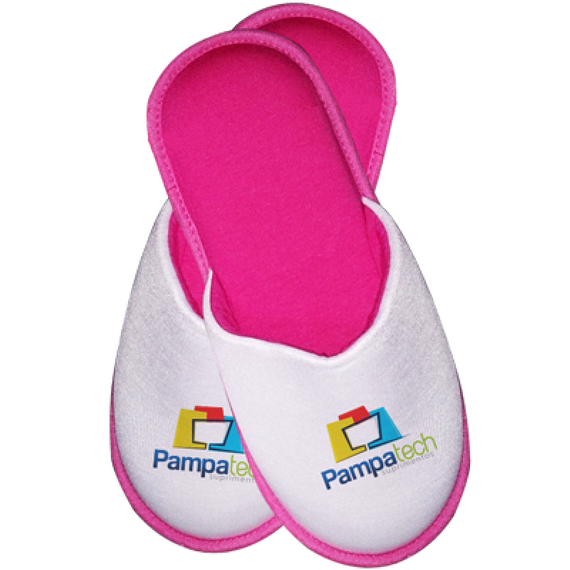 Pantufa Infantil para Sublimação - Rosa