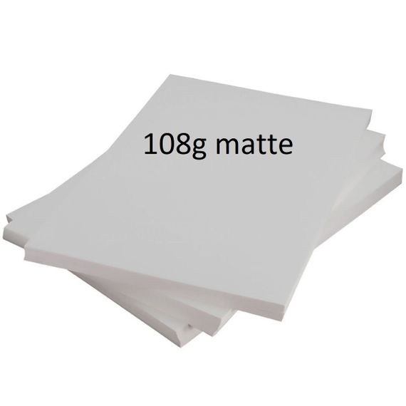 Papel Fotográfico A4 108gr matte (fosco ) 100 folhas