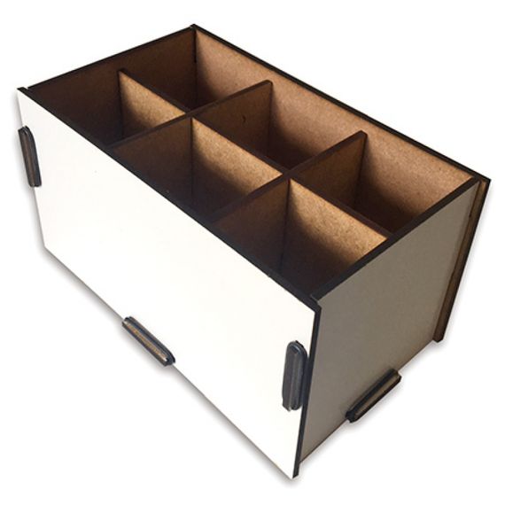 Porta objetos MDF para sublimar 6 cavidades