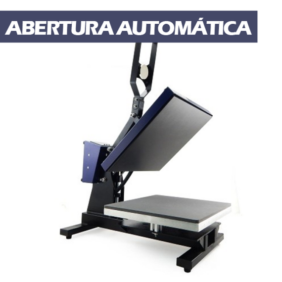 Prensa Térmica Plana - Base 38x38 Abertura automática