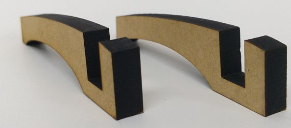 Suporte porcelanato em mdf (par)